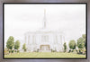 Sweet is The Work Pocatello Idaho Temple Gallery Wrap