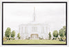 Sweet is The Work Pocatello Idaho Temple Gallery Wrap