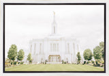 Sweet is The Work Pocatello Idaho Temple Gallery Wrap