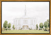 Sweet is The Work Pocatello Idaho Temple Gallery Wrap