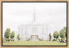 Sweet is The Work Pocatello Idaho Temple Gallery Wrap