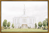 Sweet is The Work Pocatello Idaho Temple Gallery Wrap