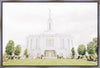 Sweet is The Work Pocatello Idaho Temple Gallery Wrap