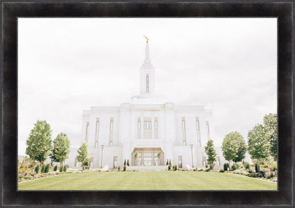 Sweet is The Work Pocatello Idaho Temple Large Wall Art