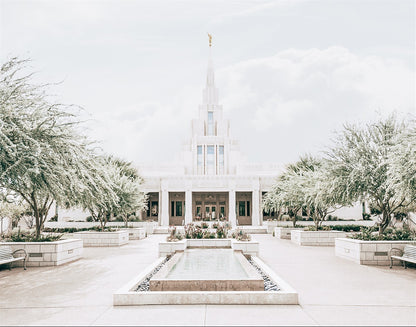 Sweet is The Work Phoenix Arizona Temple Gallery Wrap
