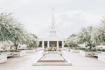 Sweet is The Work Phoenix Arizona Temple Large Wall Art Gallery Wrap