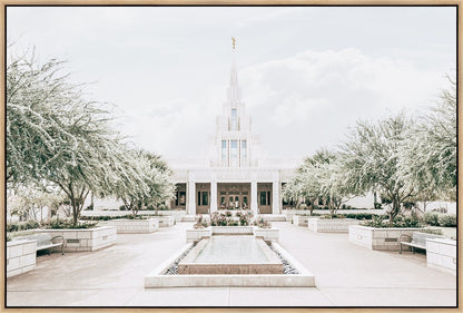 Sweet is The Work Phoenix Arizona Temple Large Wall Art Gallery Wrap
