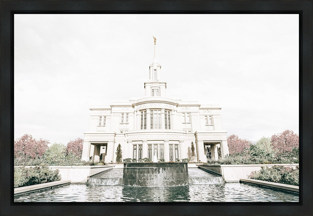 Sweet is The Work Payson Utah Temple Gallery Wrap