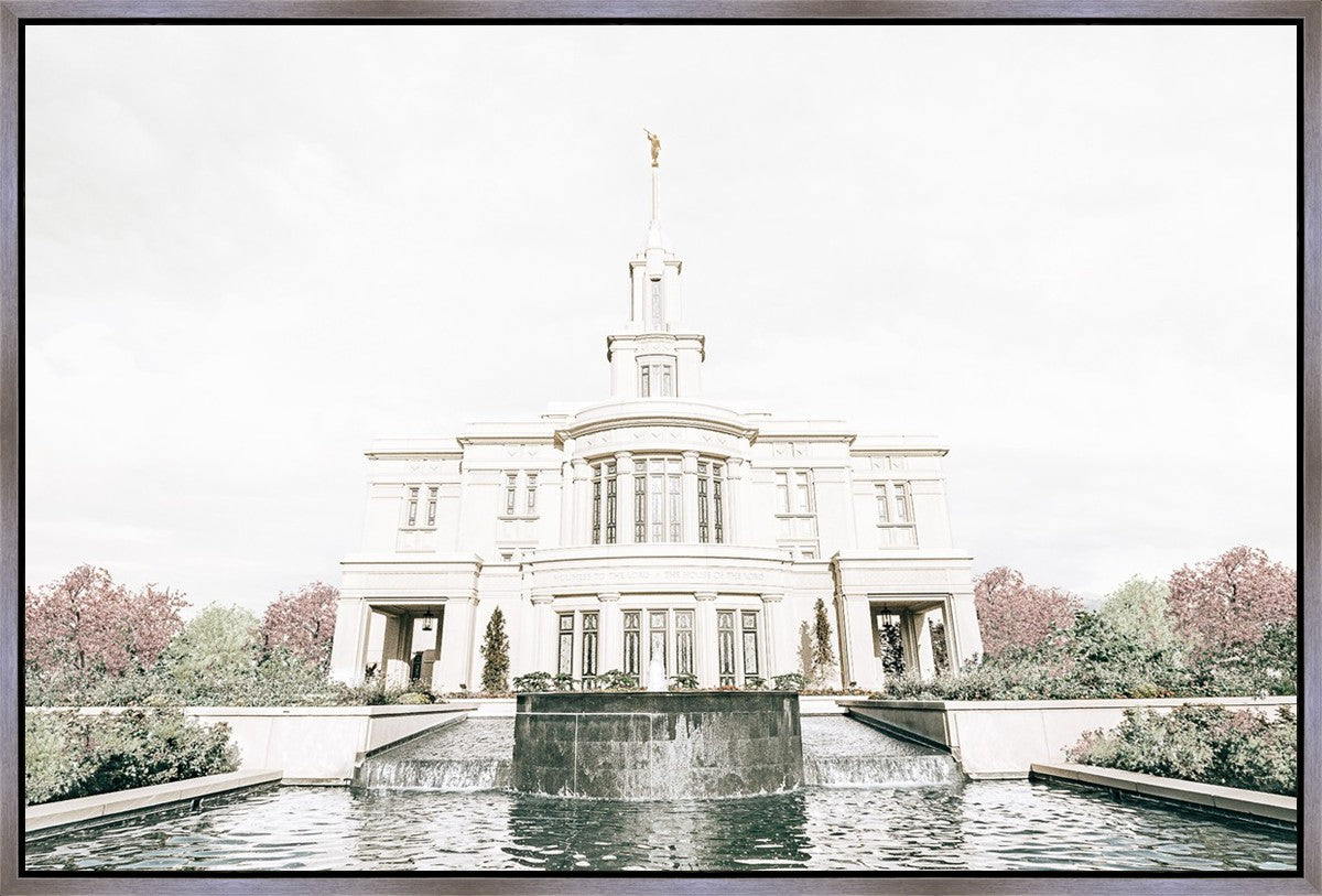 Sweet is The Work Payson Utah Temple Gallery Wrap