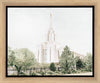 Sweet is The Work Oquirrh Mountain Utah Temple Gallery Wrap