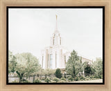 Sweet is The Work Oquirrh Mountain Utah Temple Gallery Wrap