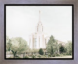 Sweet is The Work Oquirrh Mountain Utah Temple Gallery Wrap