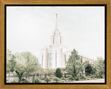 Sweet is The Work Oquirrh Mountain Utah Temple Gallery Wrap