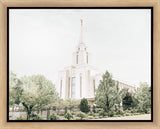 Sweet is The Work Oquirrh Mountain Utah Temple Gallery Wrap