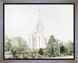 Sweet is The Work Oquirrh Mountain Utah Temple Gallery Wrap