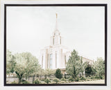 Sweet is The Work Oquirrh Mountain Utah Temple Gallery Wrap