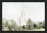 Sweet is The Work Oquirrh Mountain Utah Temple Gallery Wrap