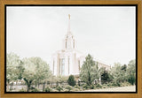 Sweet is The Work Oquirrh Mountain Utah Temple Gallery Wrap