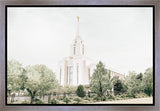 Sweet is The Work Oquirrh Mountain Utah Temple Gallery Wrap