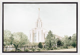 Sweet is The Work Oquirrh Mountain Utah Temple Gallery Wrap