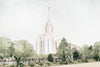 Sweet is The Work Oquirrh Mountain Utah Temple Gallery Wrap