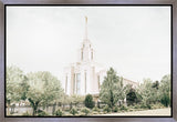 Sweet is The Work Oquirrh Mountain Utah Temple Gallery Wrap