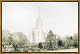 Sweet is The Work Oquirrh Mountain Utah Temple Gallery Wrap