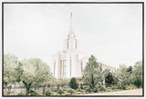 Sweet is The Work Oquirrh Mountain Utah Temple Gallery Wrap