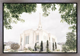 Sweet is The Work Ogden Utah Temple Gallery Wrap