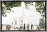 Sweet is The Work Ogden Utah Temple Gallery Wrap