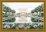 Sweet is The Work Mesa Arizona Temple Large Wall Art