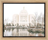 Sweet is The Work Meridian Idaho Temple Gallery Wrap