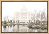 Sweet is The Work Meridian Idaho Temple Gallery Wrap