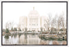 Sweet is The Work Meridian Idaho Temple Gallery Wrap