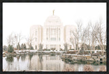 Sweet is The Work Meridian Idaho Temple Gallery Wrap