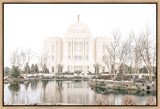 Sweet is The Work Meridian Idaho Temple Gallery Wrap