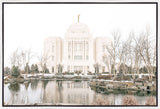 Sweet is The Work Meridian Idaho Temple Gallery Wrap