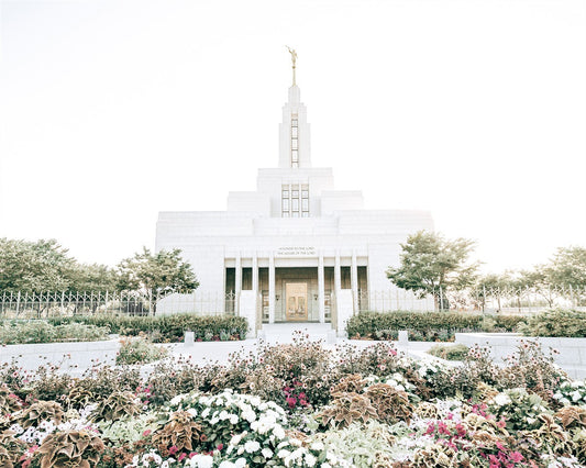 Sweet is The Work Draper Utah Temple Gallery Wrap
