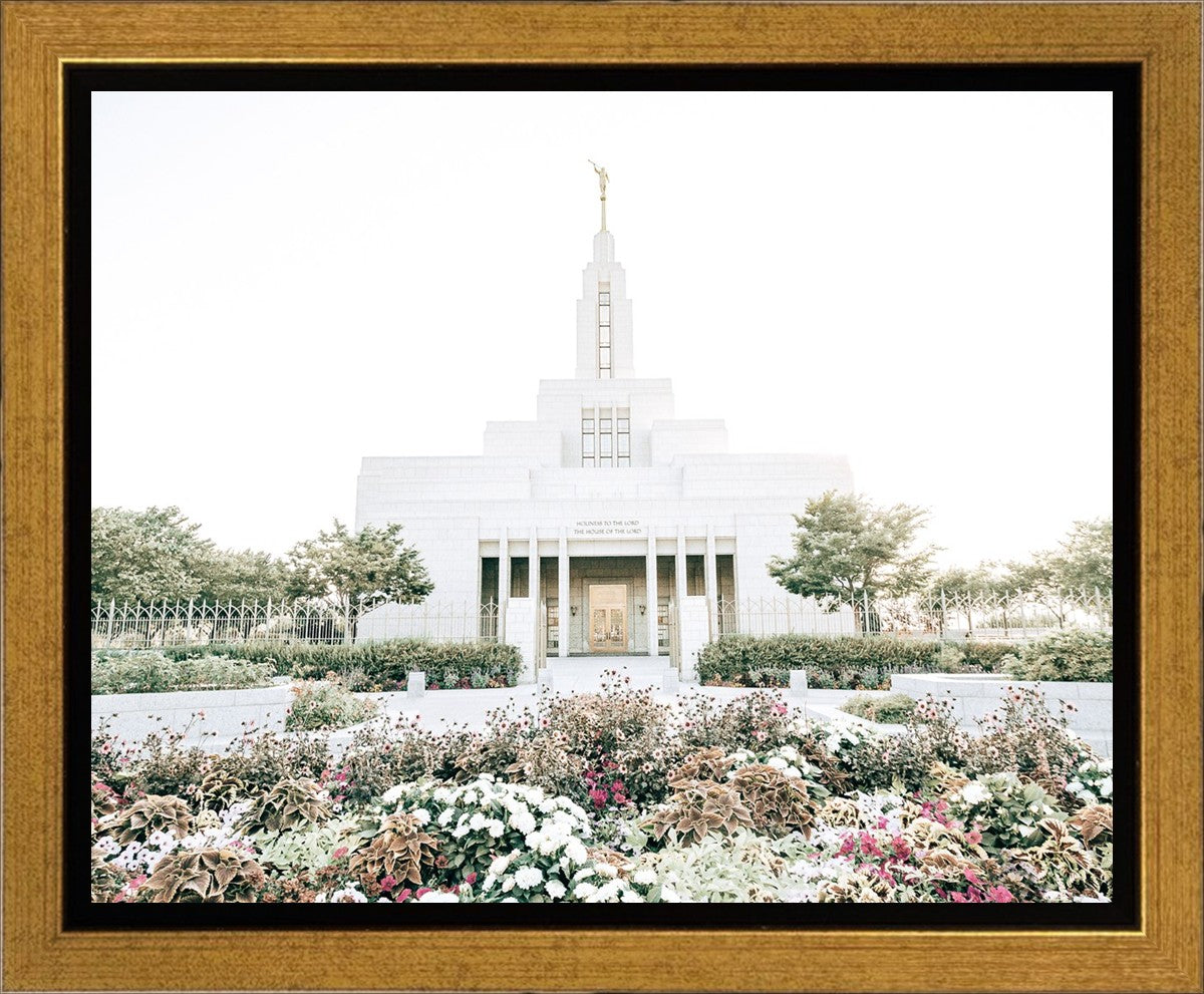 Sweet is The Work Draper Utah Temple Gallery Wrap