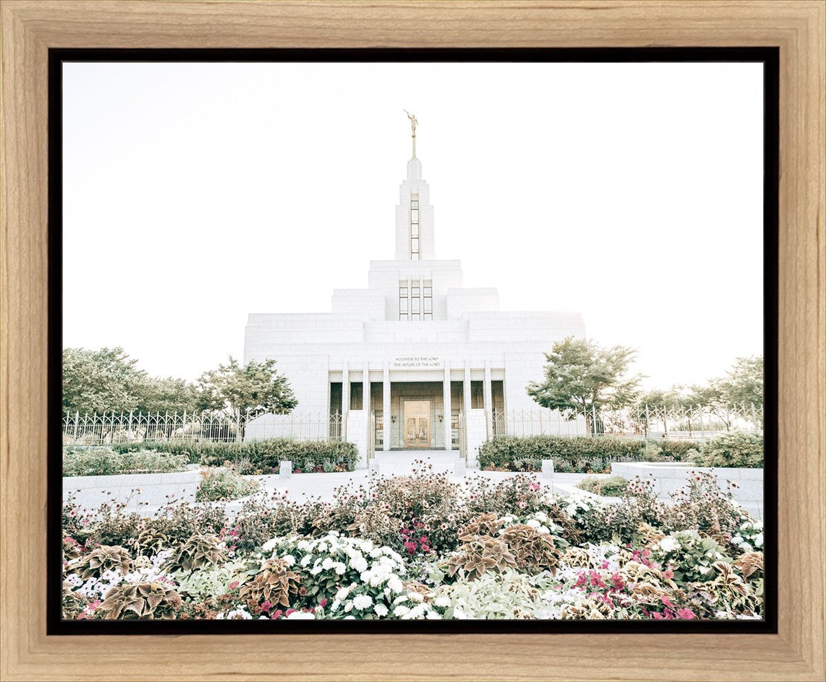 Sweet is The Work Draper Utah Temple Gallery Wrap