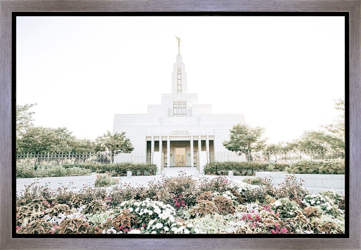Sweet is The Work Draper Utah Temple Gallery Wrap