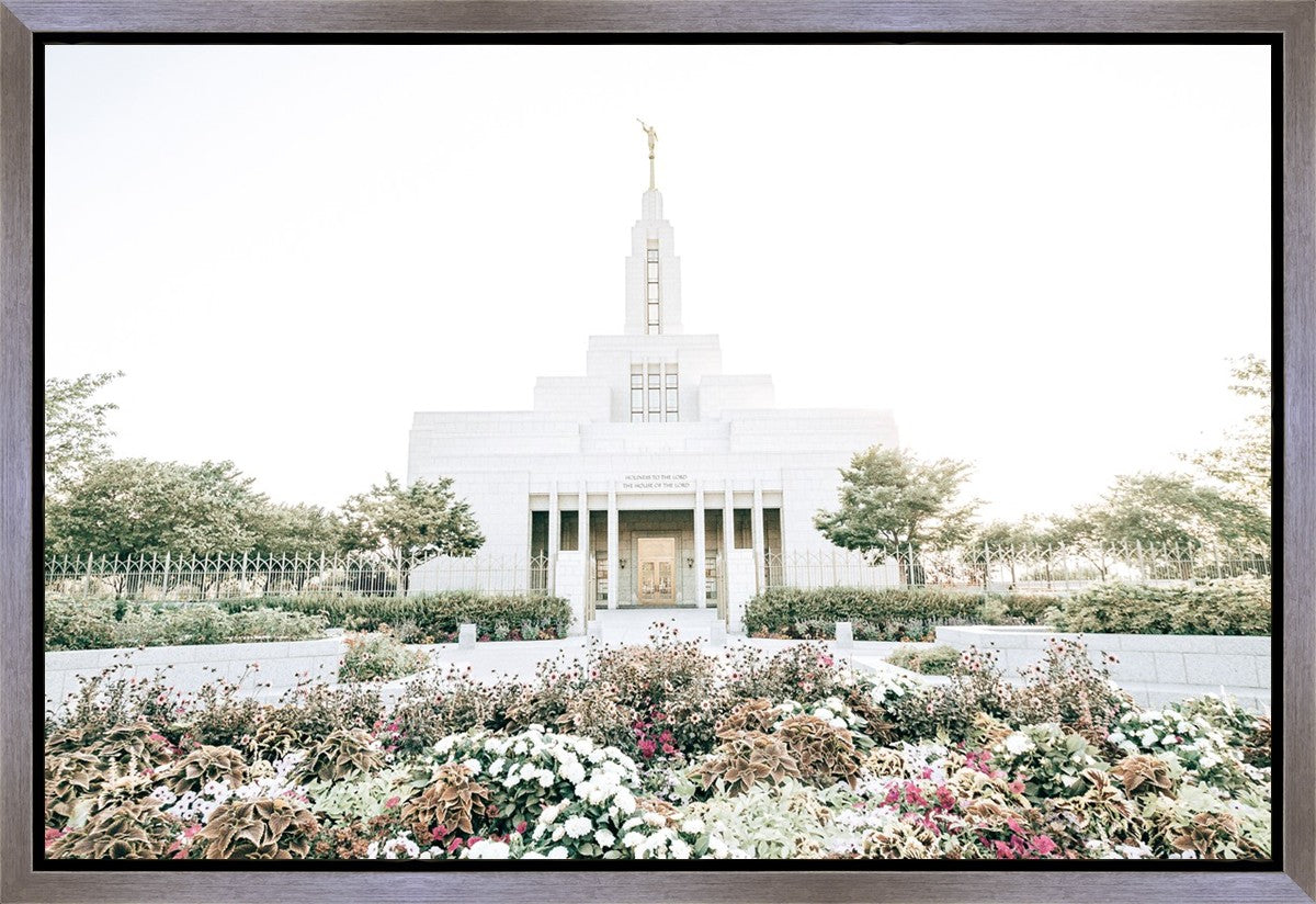 Sweet is The Work Draper Utah Temple Gallery Wrap