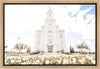 Sweet is The Work Cedar City Utah Temple Gallery Wrap