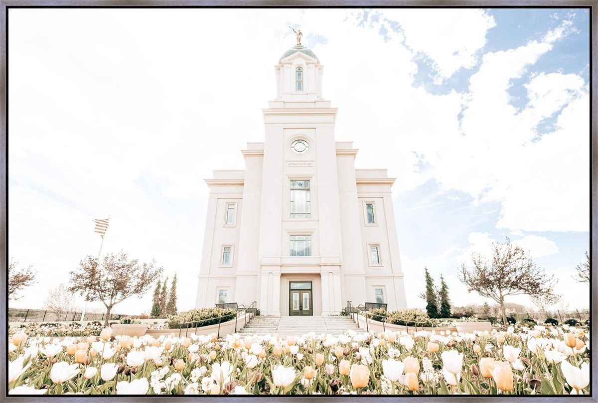 Sweet is The Work Cedar City Utah Temple Large Wall Art Gallery Wrap