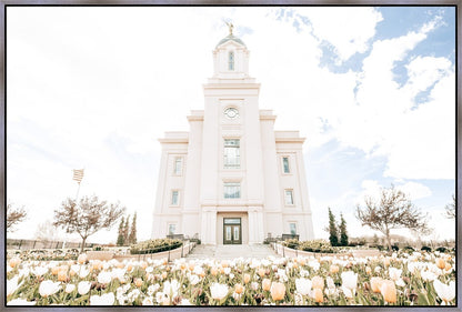 Sweet is The Work Cedar City Utah Temple Large Wall Art Gallery Wrap