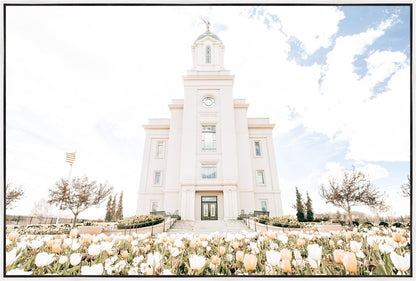 Sweet is The Work Cedar City Utah Temple Large Wall Art Gallery Wrap