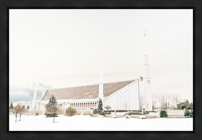 Sweet is The Work Boise Idaho Temple Gallery Wrap