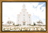 Sweet is The Work Boise Idaho Temple Gallery Wrap