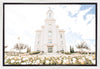 Sweet is The Work Boise Idaho Temple Gallery Wrap