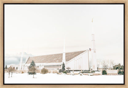 Sweet is The Work Boise Idaho Temple Gallery Wrap